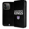 NBA Sacramento Kings Standard - Black iPhone 15 Pro Folio Case